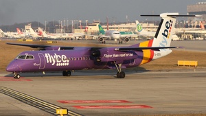 Photo of G-JEDU - Bombardier DHC-8-402 Dash 8 Q400 operated by flybe