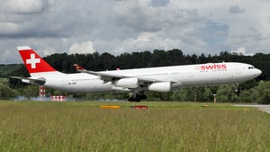 Photo of HB-JMF - Airbus A340-313 operated by Swiss International Air Lines