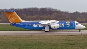 Photo of SE-DSU - British Aerospace Avro RJ100 operated by Malmö Aviation