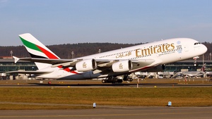 Photo of A6-EOO - Airbus A380-861 operated by Emirates