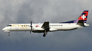 Photo of HB-IZX - Saab 2000 operated by Etihad Regional (opb Darwin Airline)