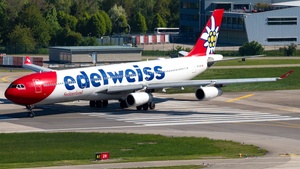 Photo of HB-JMC - Airbus A340-313 operated by Edelweiss Air