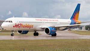 Photo of G-SUNJ - Airbus A321-251NX operated by Jet2