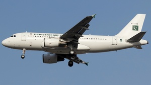 Photo of A-1102 - Airbus A319-112 operated by Pakistan Air Force