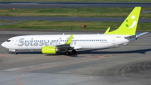 Photo of JA807X - Boeing 737-81D operated by Solaseed Air