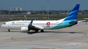 Photo of PK-GNE - Boeing 737-8U3 operated by Garuda Indonesia