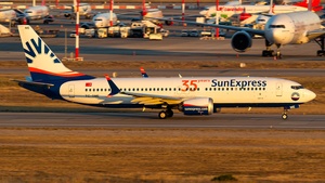 Photo of TC-SME - Boeing 737 MAX 8 operated by SunExpress