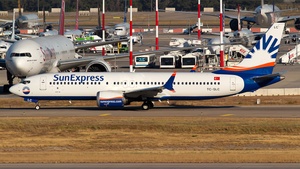 Photo of TC-SLC - Boeing 737 MAX 8 operated by SunExpress