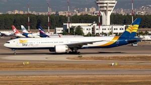 Photo of UR-AZR - Boeing 777-31H(ER) operated by Skyline Express Airlines