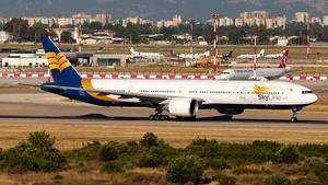 Photo of UR-AZR - Boeing 777-31H(ER) operated by Skyline Express Airlines