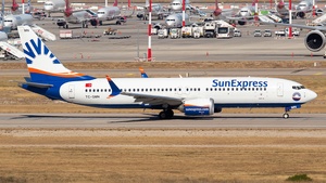 Photo of TC-SMN - Boeing 737 MAX 8 operated by SunExpress