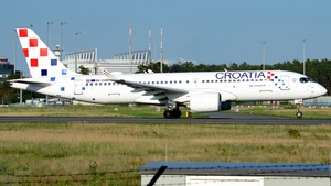 Photo of 9A-CAM - Airbus A220-300 operated by Croatia Airlines
