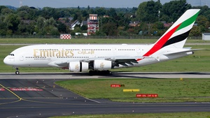 Photo of A6-EUQ - Airbus A380-842 operated by Emirates