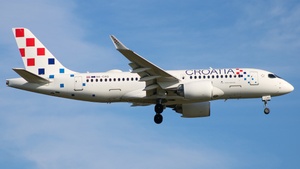 Photo of 9A-CAQ - Airbus A220-100 operated by Croatia Airlines