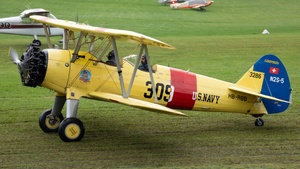 Photo of HB-RBB - Boeing N2S-5 Kaydet operated by Fluggruppe Albatros