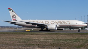 Photo of A6-DDB - Boeing 777-FFX operated by Etihad Cargo