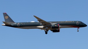 Photo of JY-REB - Embraer ERJ-195-E2 operated by Royal Jordanian Airlines