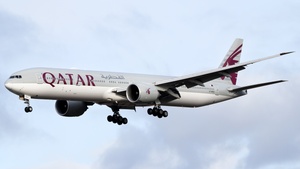 Photo of A7-BEQ - Boeing 777-3DZ(ER) operated by Qatar Airways