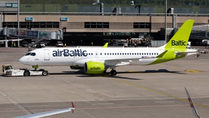 Photo of YL-ABE - Airbus A220-300 operated by airBaltic