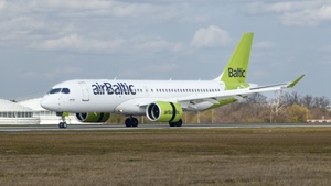 Photo of YL-ABI - Airbus A220-300 operated by airBaltic