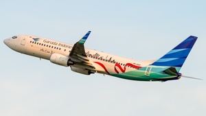 Photo of PK-GUF - Boeing 737-8U3 operated by Garuda Indonesia