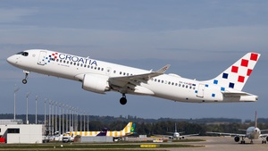 Photo of 9A-CAI - Airbus A220-300 operated by Croatia Airlines
