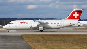 Photo of HB-IXO - British Aerospace Avro RJ100 operated by Swiss International Air Lines