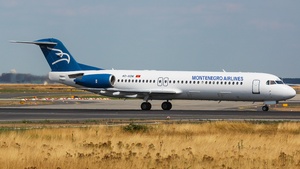 Photo of 4O-AOM - Fokker 100 operated by Montenegro Airlines