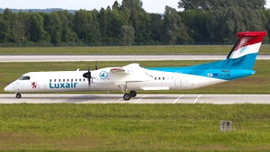 Photo of LX-LGE - Bombardier DHC-8-402 Dash 8 Q400 operated by Luxair