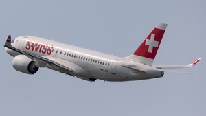 Photo of HB-JBG - Airbus A220-100 operated by Swiss International Air Lines