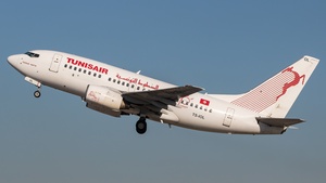 Photo of TS-IOL - Boeing 737-6H3 operated by Tunisair
