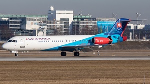 Photo of OM-BYB - Fokker 100 operated by Government of Slovakia