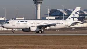 Photo of SX-DGV - Airbus A320-232 operated by Aegean Airlines