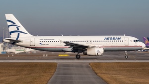 Photo of SX-DVU - Airbus A320-232 operated by Aegean Airlines