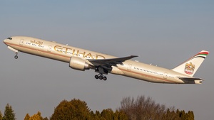 Photo of A6-ETO - Boeing 777-3FX(ER) operated by Etihad Airways