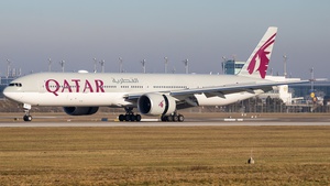 Photo of A7-BET - Boeing 777-3DZ(ER) operated by Qatar Airways