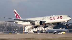Photo of A7-BEV - Boeing 777-3DZ(ER) operated by Qatar Airways
