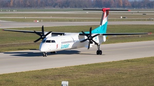 Photo of LX-LQD - Bombardier DHC-8-402 Dash 8 Q400 operated by Luxair