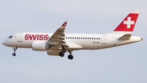 Photo of HB-JBC - Airbus A220-100 operated by Swiss International Air Lines
