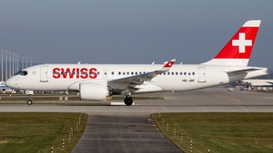 Photo of HB-JBF - Airbus A220-100 operated by Swiss International Air Lines