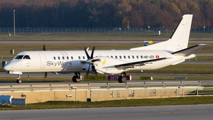Photo of HB-IZS - Saab 2000 operated by SkyWork Airlines