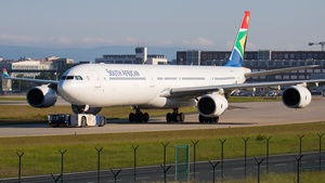 Photo of ZS-SNA - Airbus A340-642 operated by South African Airways