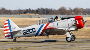 Photo of N65370 - North American SNJ-2 Texan operated by Geico Skytypers