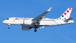 Photo of 9A-CAO - Airbus A220-100 operated by Croatia Airlines
