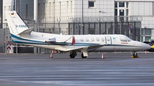 Photo of D-CDSO - Cessna 550B Citation Bravo operated by Heli-Flight