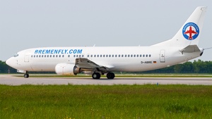 Photo of D-ABRE - Boeing 737-46J operated by BremenFly