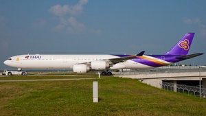 Photo of HS-TNE - Airbus A340-642 operated by Thai Airways International