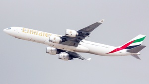 Photo of A6-ERG - Airbus A340-541 operated by Emirates