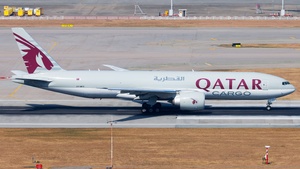 Photo of A7-BFX - Boeing 777-F operated by Qatar Airways Cargo