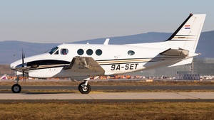 Photo of 9A-SET - Beechcraft C90A King Air operated by Private
